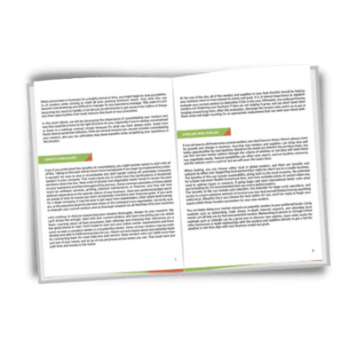 Consolidating Your Vendors eBook interior pages